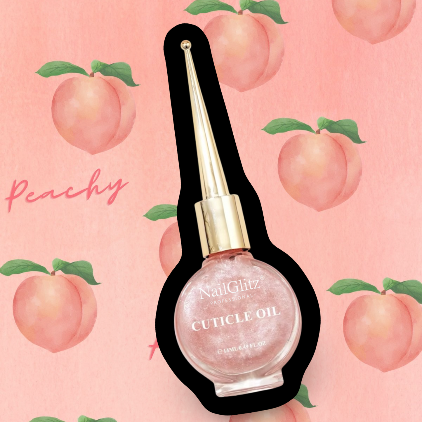 Shimmer Cuticle Oil (Melocotón)