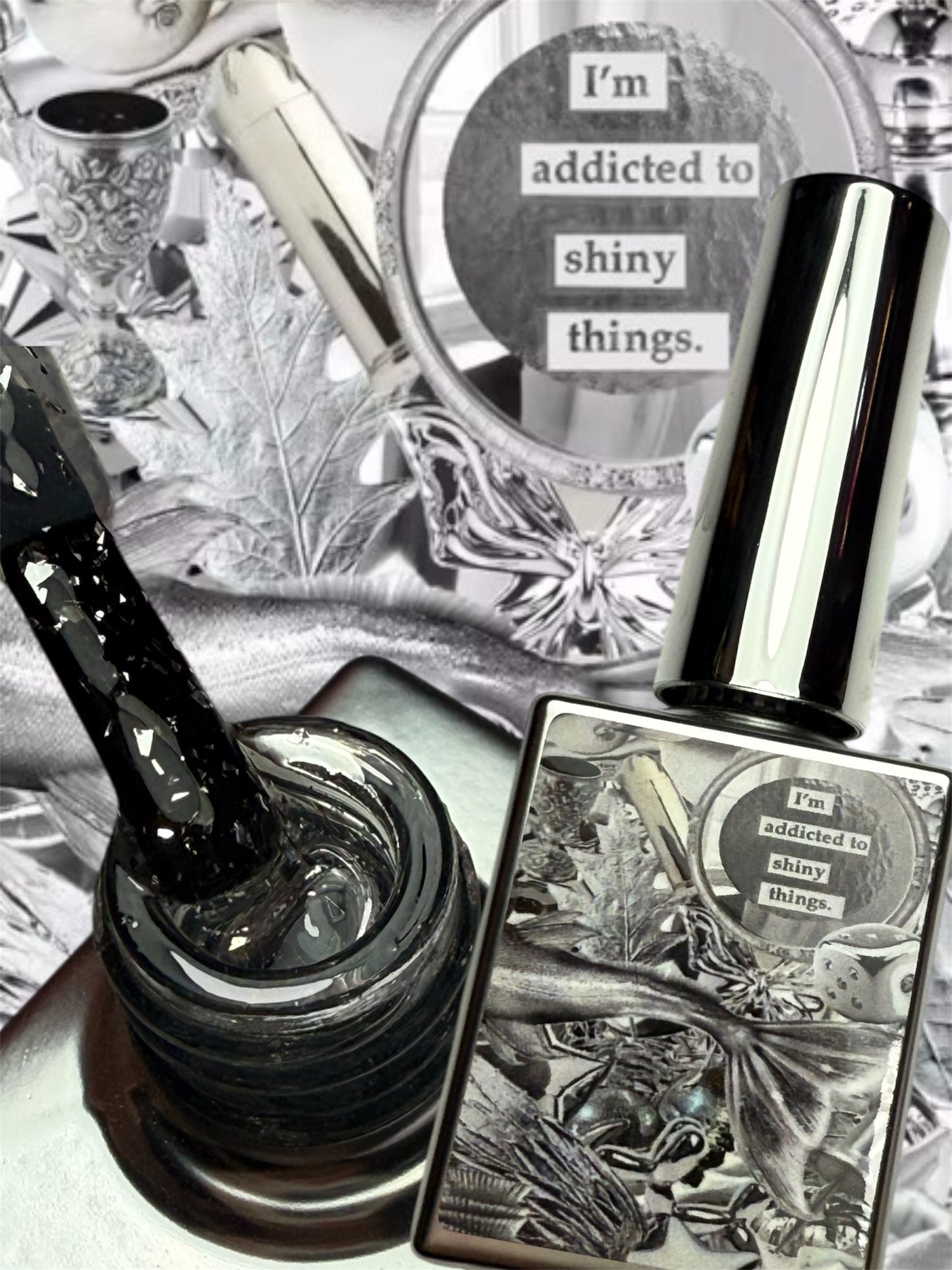 Mermaid Sparkles Top Coat (Silver)