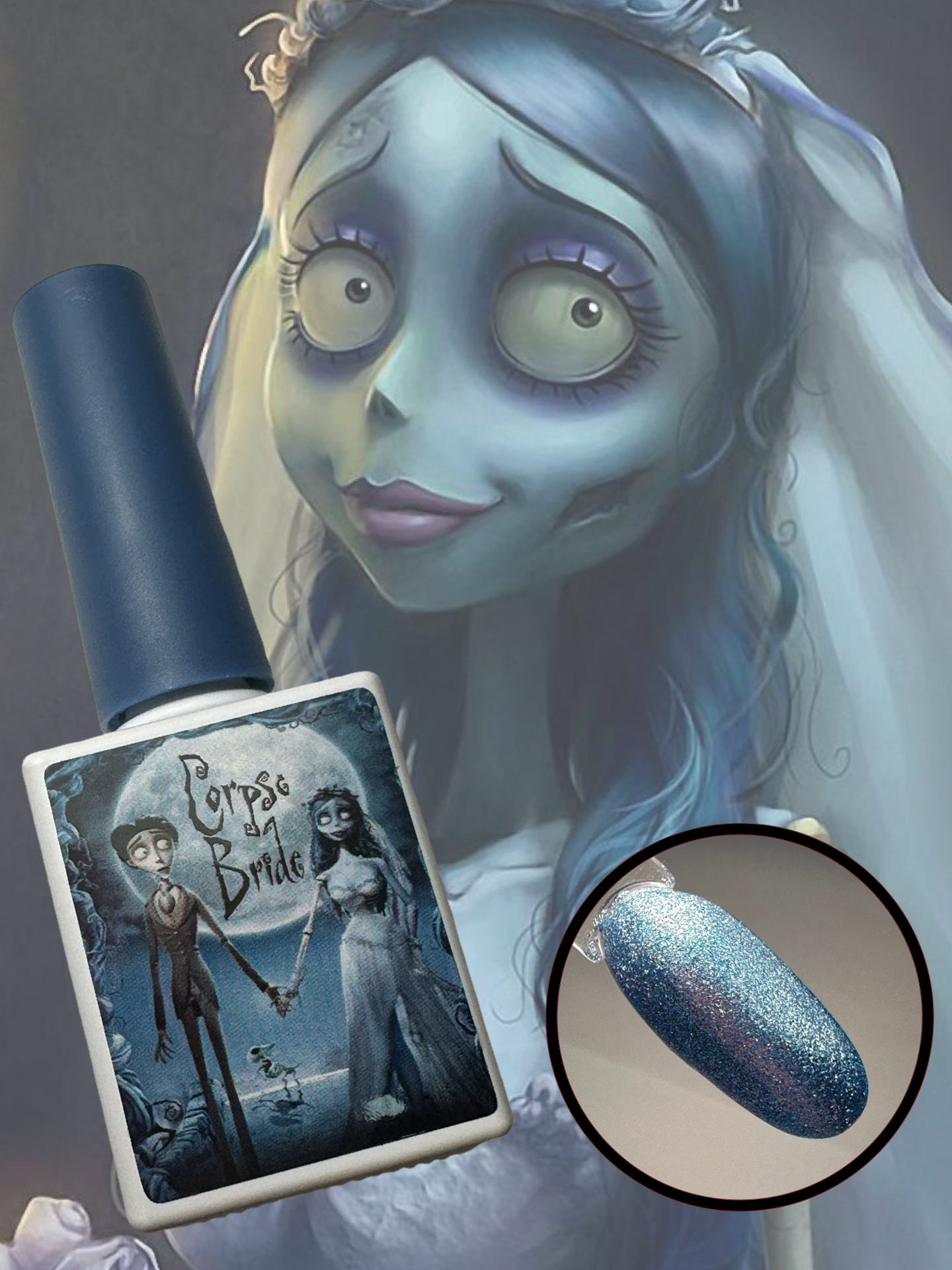 Corpse Bride (Platinado Azul)