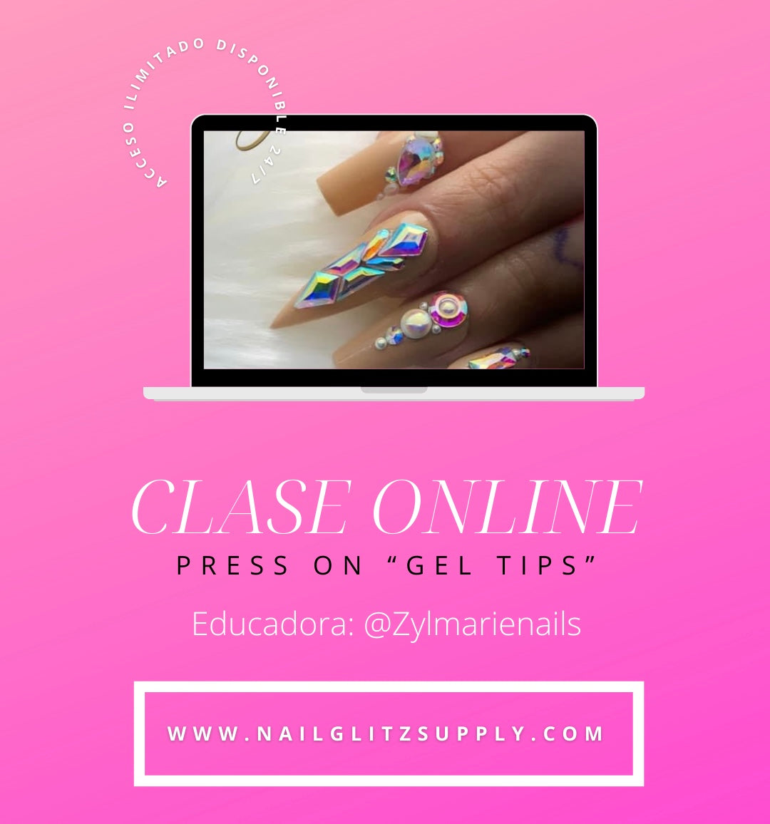 Curso Online Press On “Gel Tips”